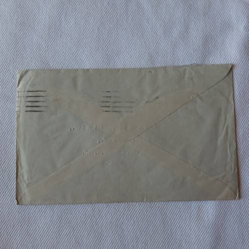 Airmail cover from Auckland, New Zealand to London, England with 1/3 New Zealand stamp