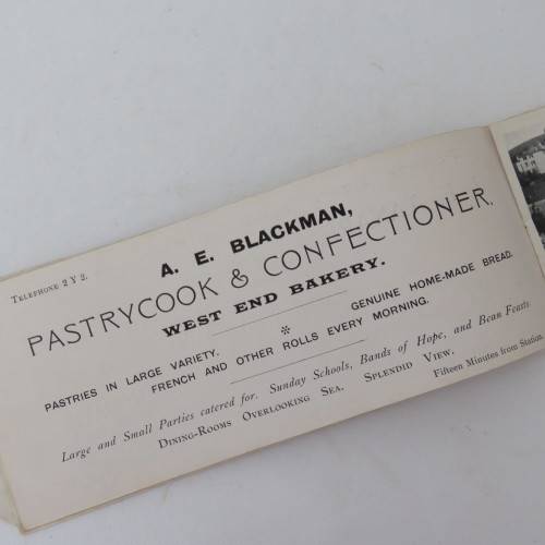 Booklet for Sunny Sandgate, Kent Info on business operations about 1930`s