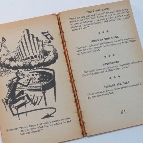 Lot of 3 vintage joke books loose covers etc