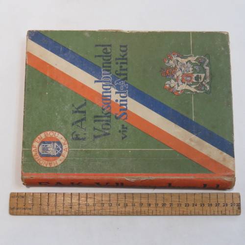 FAK Volksangbundel van Suid-Afrika 1937 hardeband uitgawe
