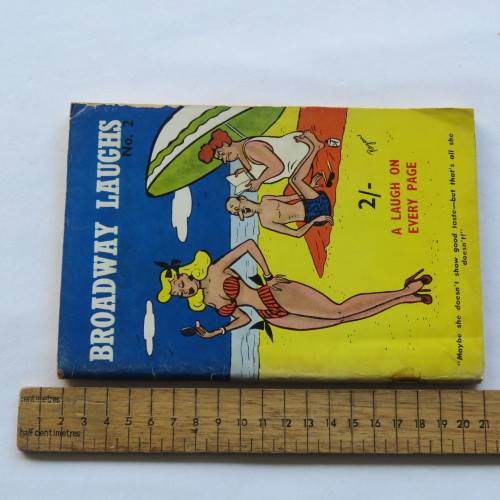Vintage cartoon book No 2 June 1956 Broadway Laughs