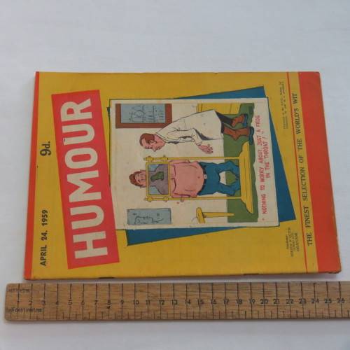 Humour cartoon and joke book - April 1959
