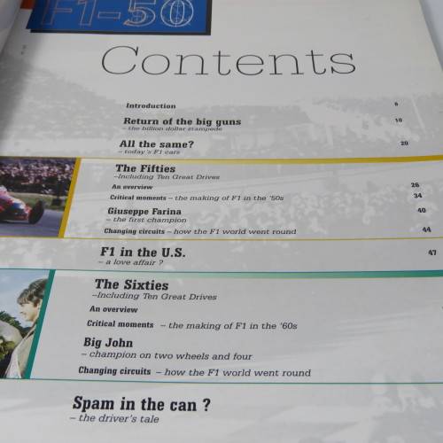 50 Golden Years Formula 1 magazine