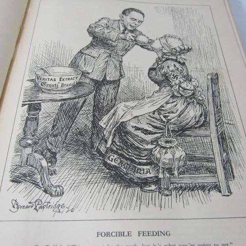 1939 Bound volume of Punch magazine - Jan to June and Jul to Dec - some damage