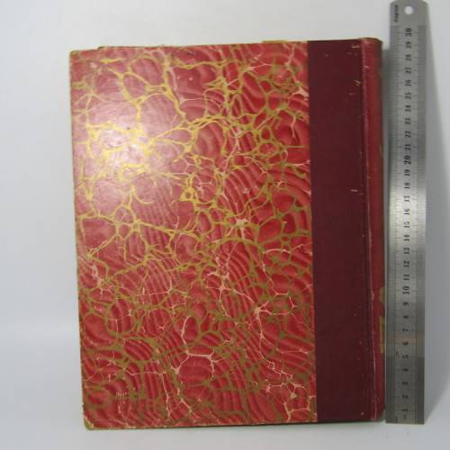 1892 Bound volume of Punch magazine - some damage