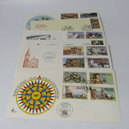 Lot of 41 Southern Africa First Day Covers and other items - early homelands included