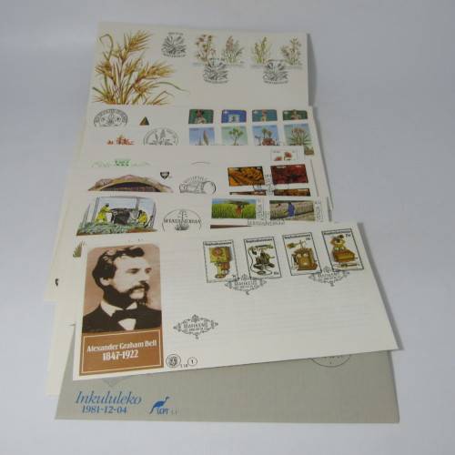 Lot of 41 Southern Africa First Day Covers and other items - early homelands included