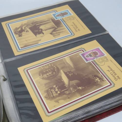 Loose leaf album with 95 Homelands maxi cards