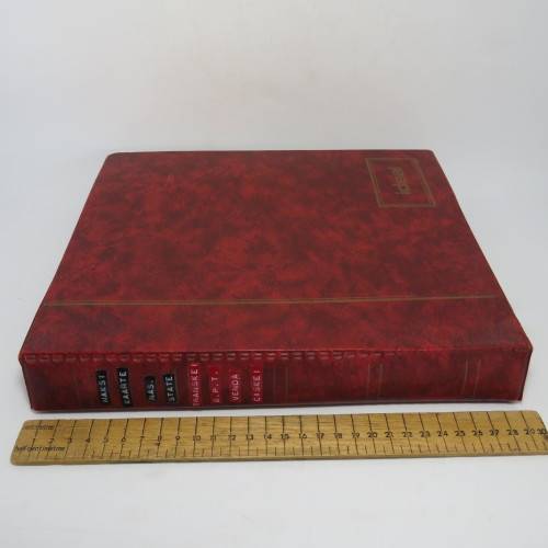 Loose leaf album with 95 Homelands maxi cards