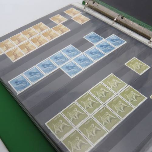 South West Africa 1980 and later definitive issue animals lot of about 200 control blocks