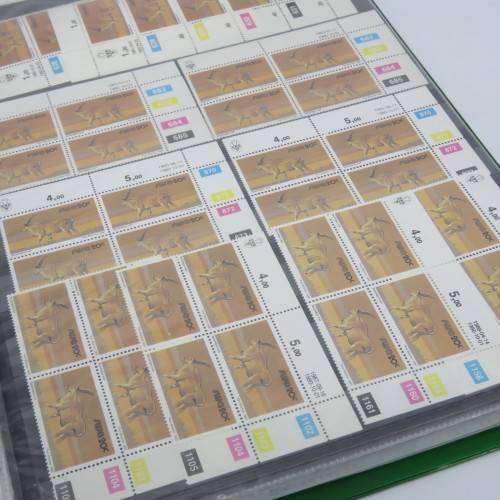 South West Africa 1980 and later definitive issue animals lot of about 200 control blocks