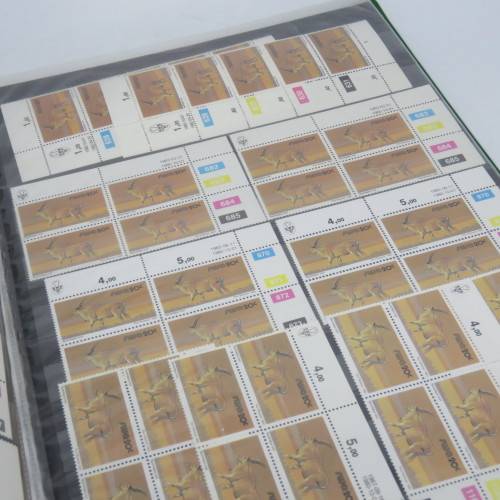 South West Africa 1980 and later definitive issue animals lot of about 200 control blocks