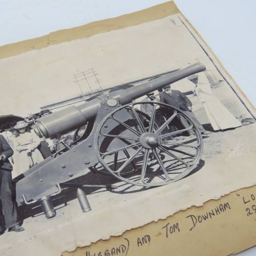 Boer War photo taken in Kimberley during the Siege of Cecil Haddon and Tom Downham