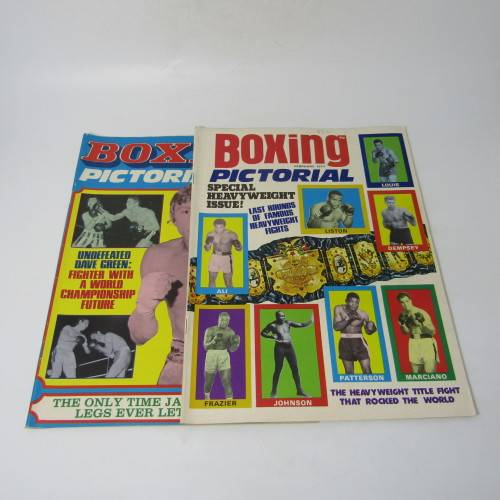 Boxing Pictorial Magazine - Lot of 7 magazines in the 1976/77 period