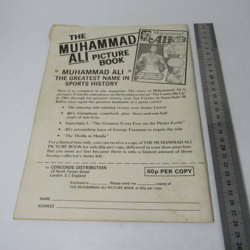 Boxing Pictorial Magazine - Lot of 7 magazines in the 1976/77 period