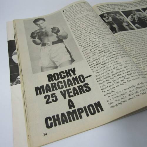 Boxing Pictorial Magazine - Lot of 7 magazines in the 1976/77 period