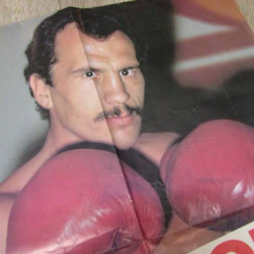 Rapport Boxing poster of Piet Crous - 24 March 1985 - 43 x 61cm