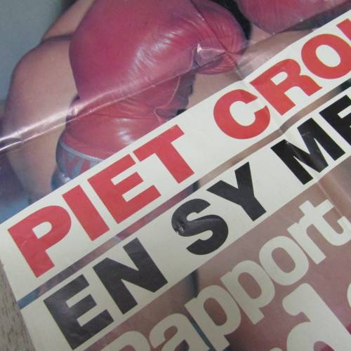 Rapport Boxing poster of Piet Crous - 24 March 1985 - 43 x 61cm