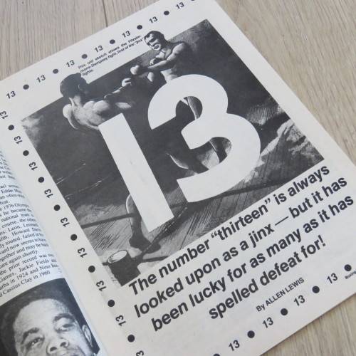 Lot of 24 Boxing Illustrated magazines dated between November 1965 and September 1984