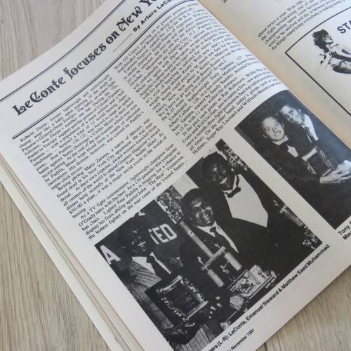 Lot of 24 Boxing Illustrated magazines dated between November 1965 and September 1984