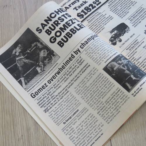 Lot of 24 Boxing Illustrated magazines dated between November 1965 and September 1984