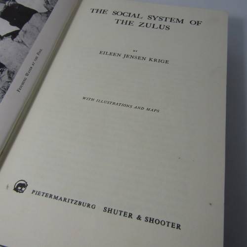 The Social System of the Zulus by Eileen Jensen Krige - 1965 edition