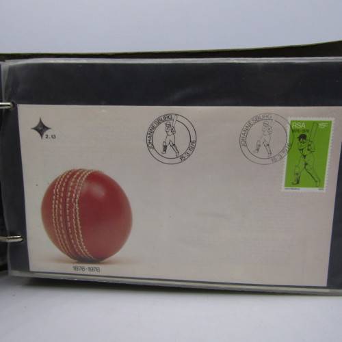 Album with over 40 old South Africa First Day Cover Covers