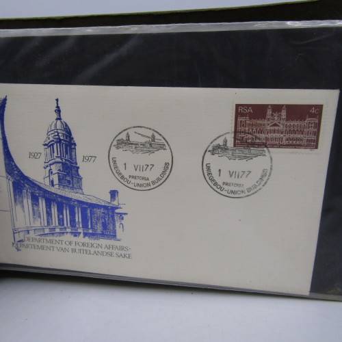 Album with over 40 old South Africa First Day Cover Covers