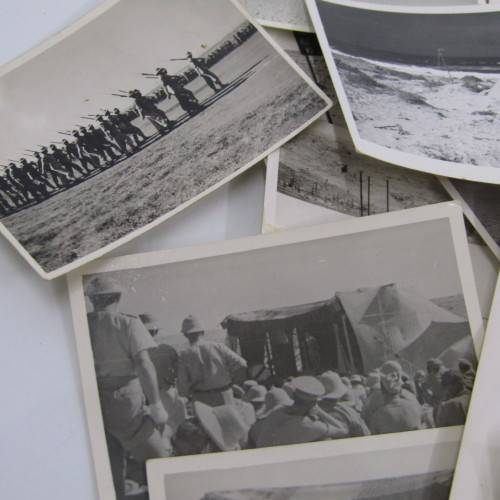 Lot of 21 WW2 photos taken in North Africa