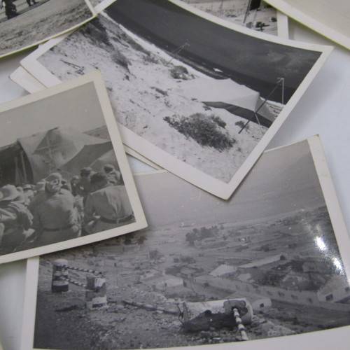 Lot of 21 WW2 photos taken in North Africa