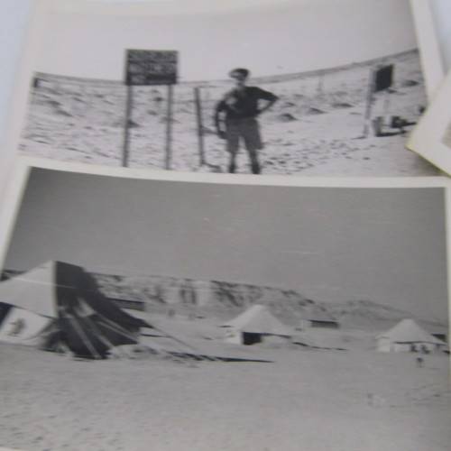 Lot of 21 WW2 photos taken in North Africa