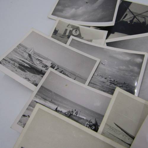 Lot of 19 photos of military aircraft taken during WW2 - most in North Africa