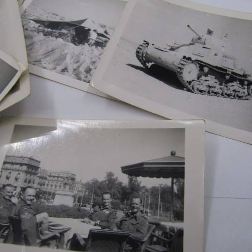 Lot of 21 WW2 photos taken in North Africa