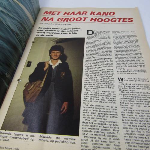 Patrys magazine - Maart 1984 - Kim Wilde poster- Omega Military base school - punch holes