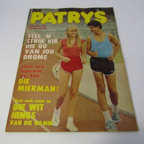 Patrys magazine - Februarie 1983 - Stanley article, Johan Fourie, die Mylkoning - David Hasselhof