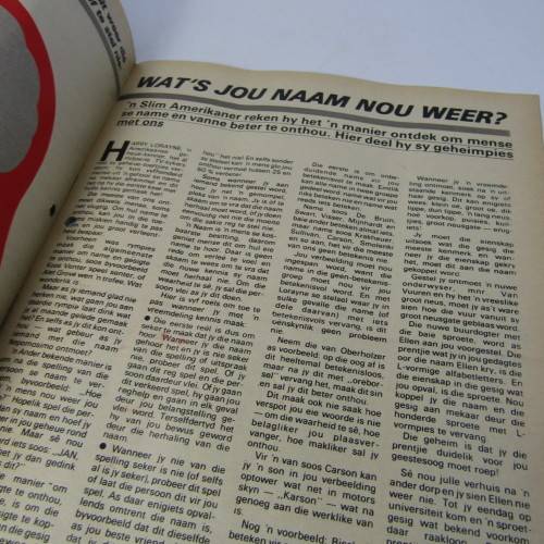 Patrys magazine - Februarie 1983 - Stanley article, Johan Fourie, die Mylkoning - David Hasselhof