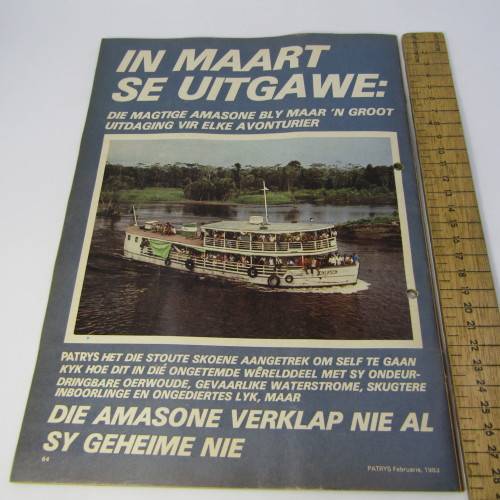 Patrys magazine - Februarie 1983 - Stanley article, Johan Fourie, die Mylkoning - David Hasselhof