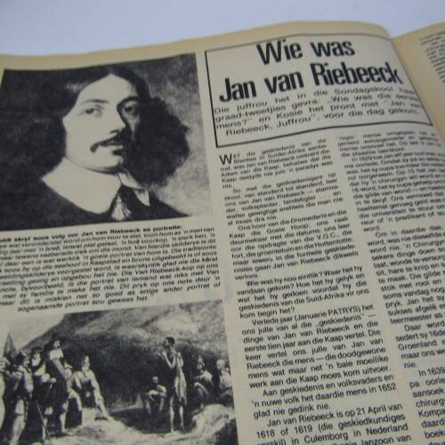 Patrys magazine - Mei 1977 - Wie was jan van Riebeeck - no poster - punch holes