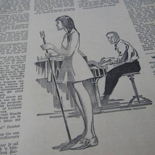 Patrys magazine - Februarie 1971 - Hoerskool uitgawe - punch holes