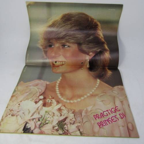 Patrys magazine - Mei 1984 - Princes Diana poster - punch holes