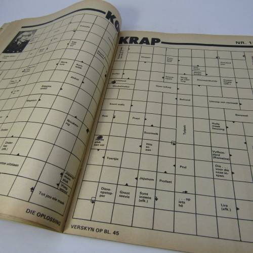 Patrys magazine - Julie 1984 - SA Police junior reserviste article  poster - punch holes