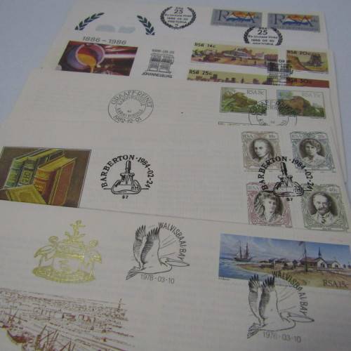 Lot of 20 South Africa First Day Covers - unaddressed