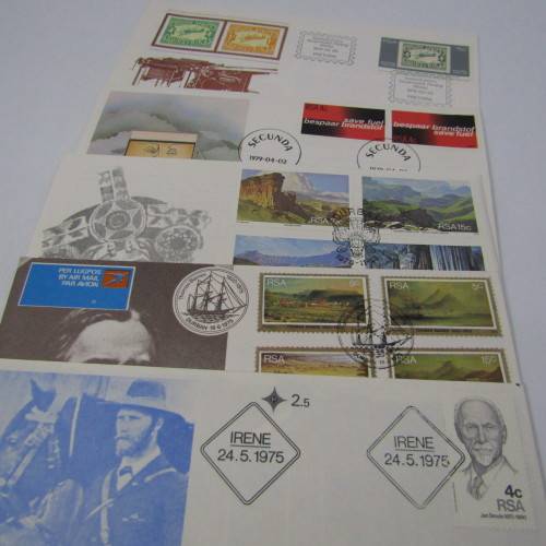 Lot of 20 South Africa First Day Covers - unaddressed