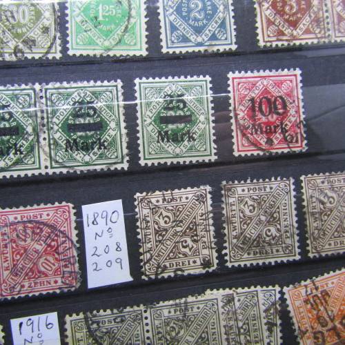 Album with 200+ German States - antique stamps