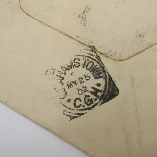 Boer War censored cover from Aliwal North South Africa to Grahamstown South Africa 23 May 1902