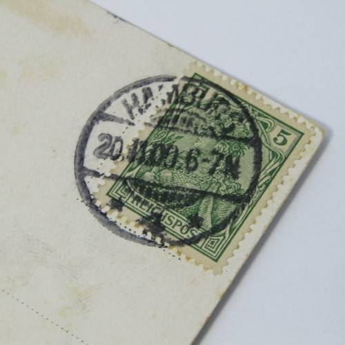 Hamburg to Karibib, German South West Africa with a German stamp, a Hamburg 20 Nov 1900