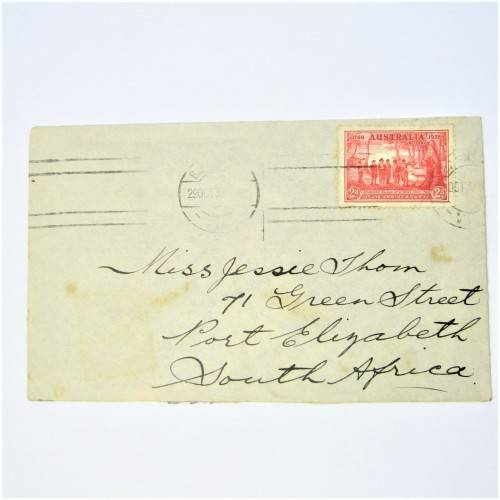 Australia 2d stamp on Cover, 29 October
