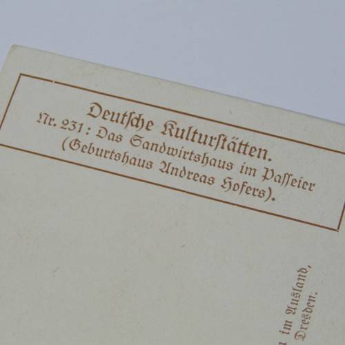 German artist series postcard - unused