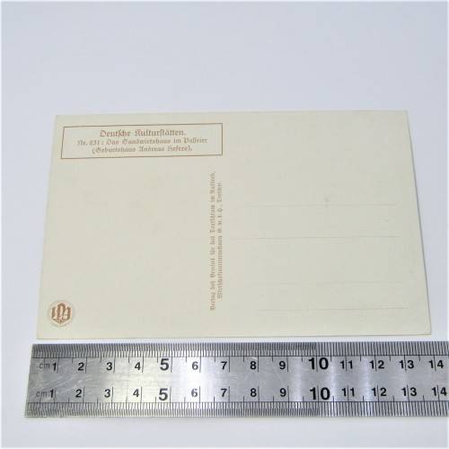 German artist series postcard - unused