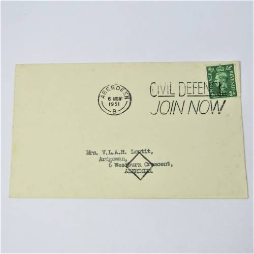 Lot of four used postal envelopes from England